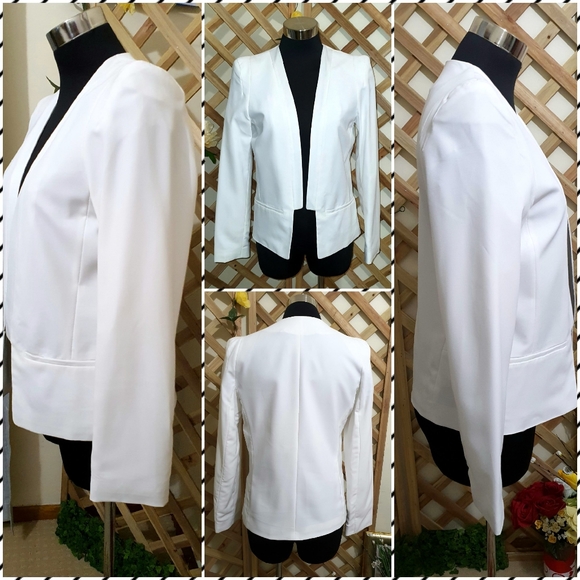 MANGO White Blazer Corporate / Office (CLEARANCE) - Picture 4 of 12